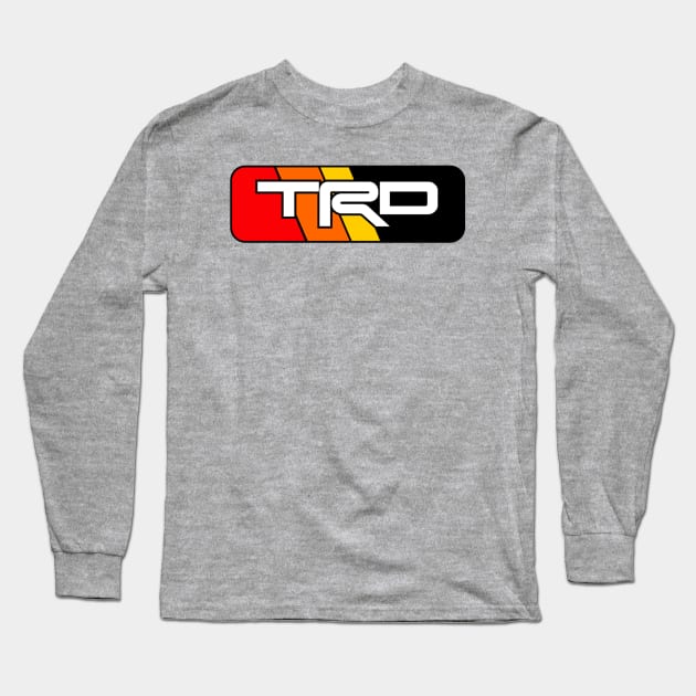 TRD HERITAGE TOYOTA LOGO T-SHIRT Long Sleeve T-Shirt by Cult Classics